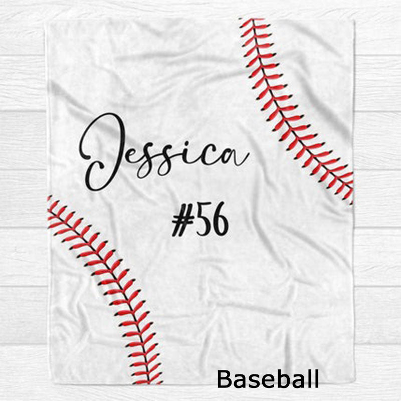 Personalized Custom Sports Blanket