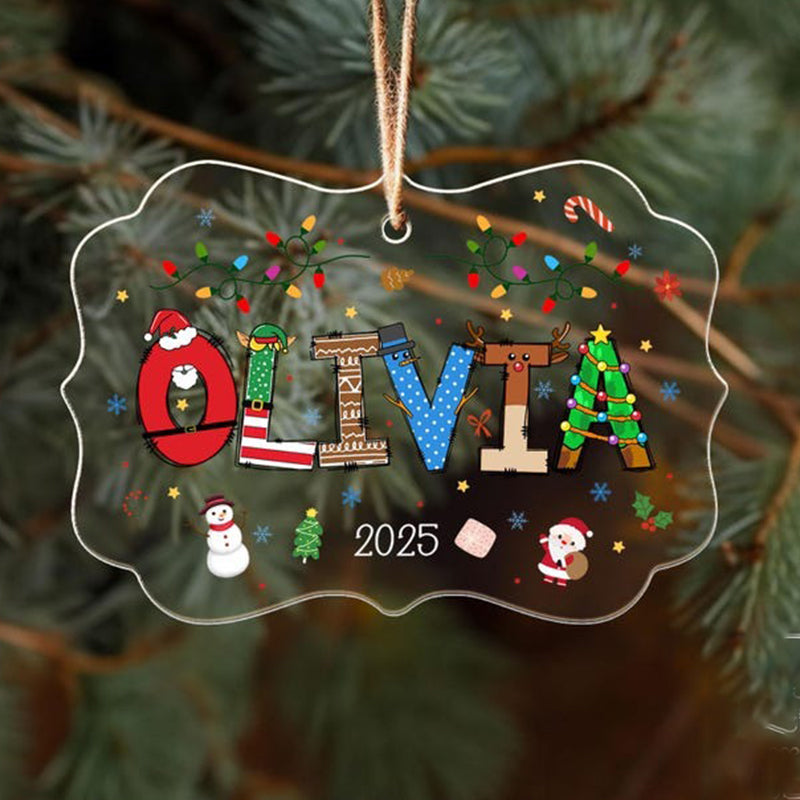 Personalized Christmas Ornaments for Kids
