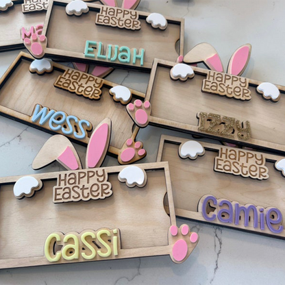 Bunny Easter Money Holder: Acrylic Easter Basket Gift for Kid