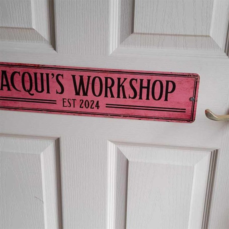 Personalized Metal Sign, Custom Text Sign