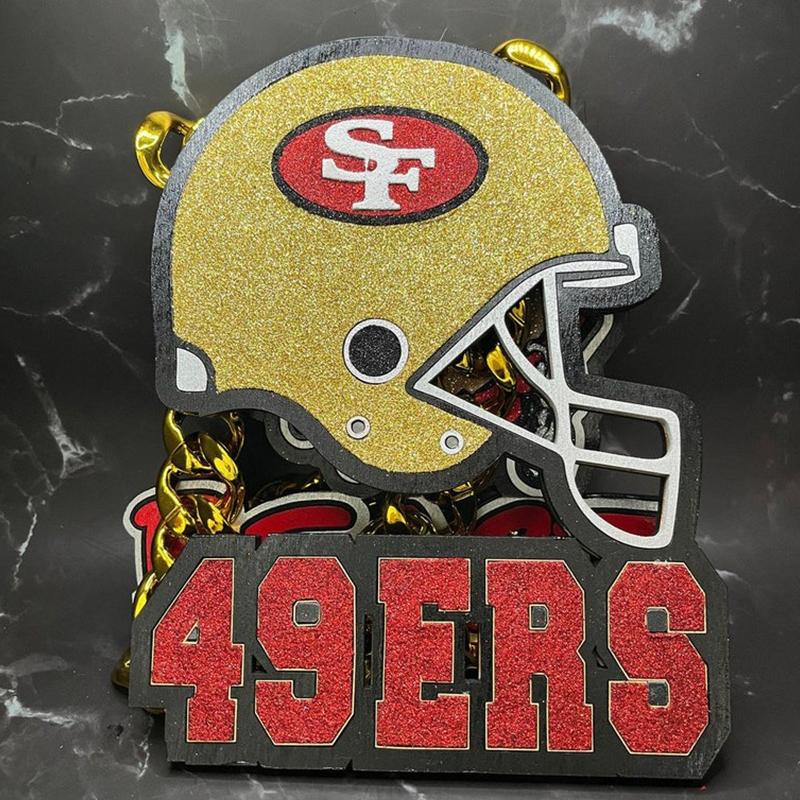 49er Niner Gang Niner Empire Chains Bling chain