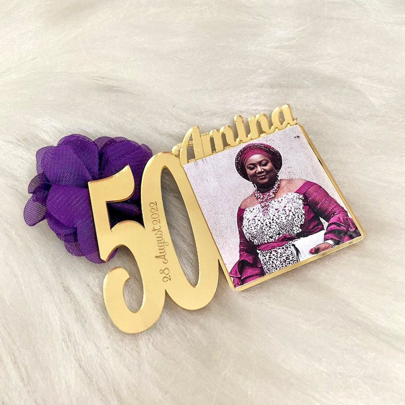 Custom Birthday Photo Magnets  Baby Picture Frames