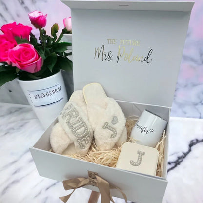 Luxury Bride Gift Box Set, Future Mrs Gift Box,Personalized Bridal Shower Gift