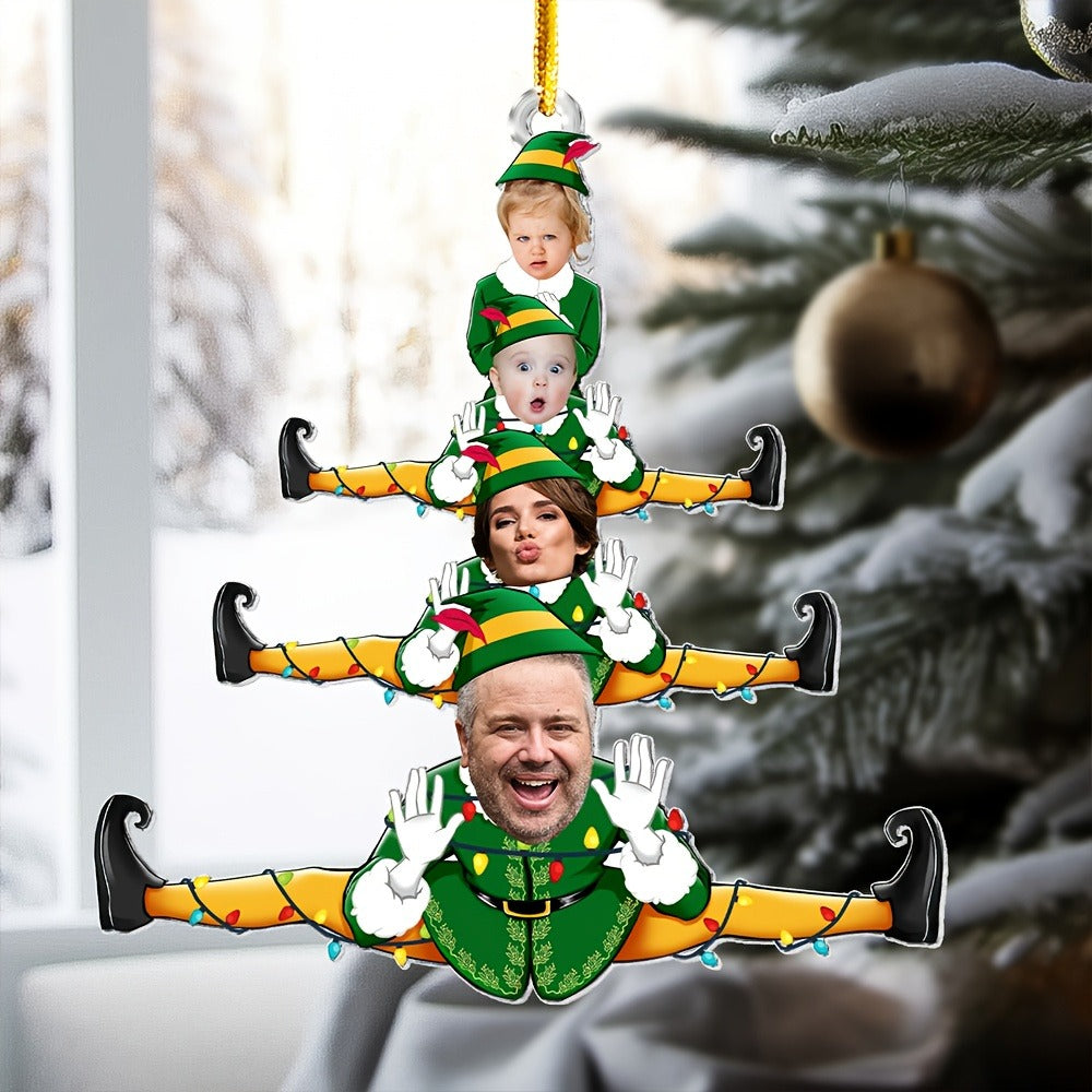 Personalized Custom Photo Christmas Tree Ornament