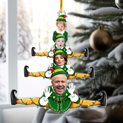 Personalized Custom Photo Christmas Tree Ornament