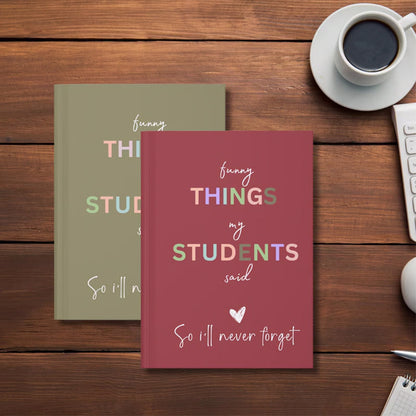 Personalized Teacher Journal, A New Teacher Gift, Book for Teacher Appreciation