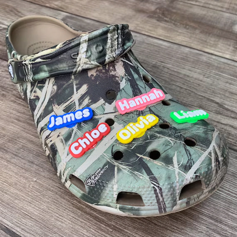 Custom Clog Charms Shoe Charms Name