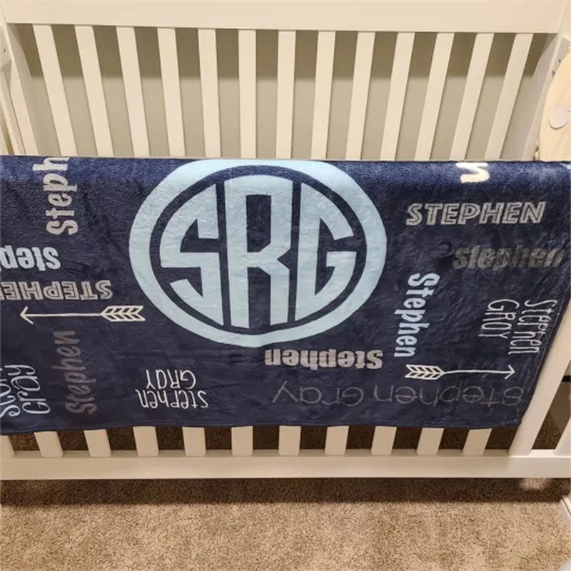 Custom Blanket with Name - Personalized Blanket