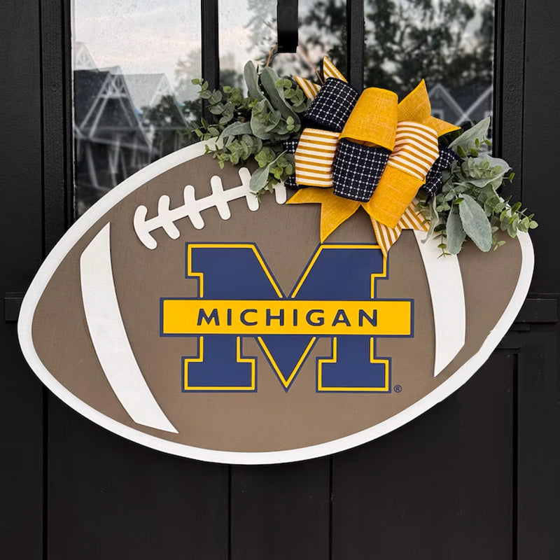 Football Door Hanger | Front Door Decor | Football Wreath