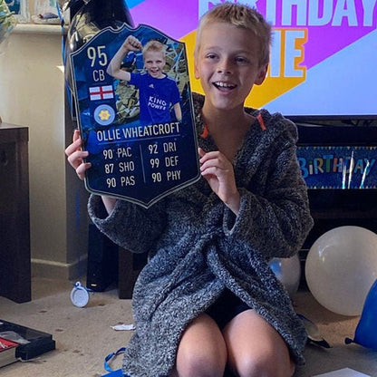 Personalised FIFA Card | Football Gift Fan Gift Custom Board For Son Dad Boyfriend Husband