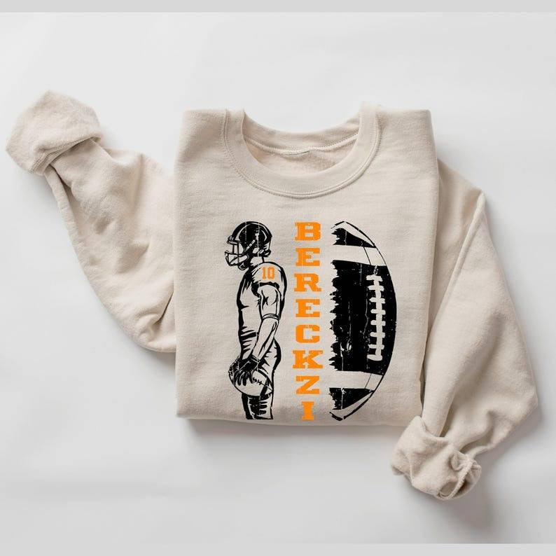 Personalized Football Sweatshirt