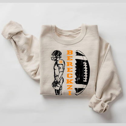 Personalized Football Sweatshirt
