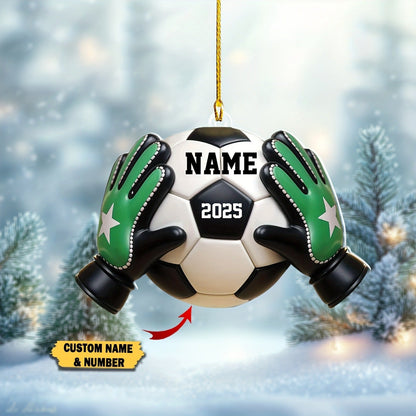Personalized Soccer Ornament