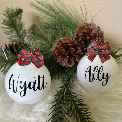Christmas Ornaments, Personalized Christmas Ornaments