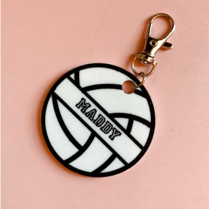 Personalized SportsTag/ Team Gift / Sports Keychain Soccer Football  Volleyball  Basketball  Baseball