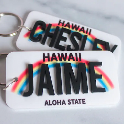 License Plate Keychain | Custom License Plate