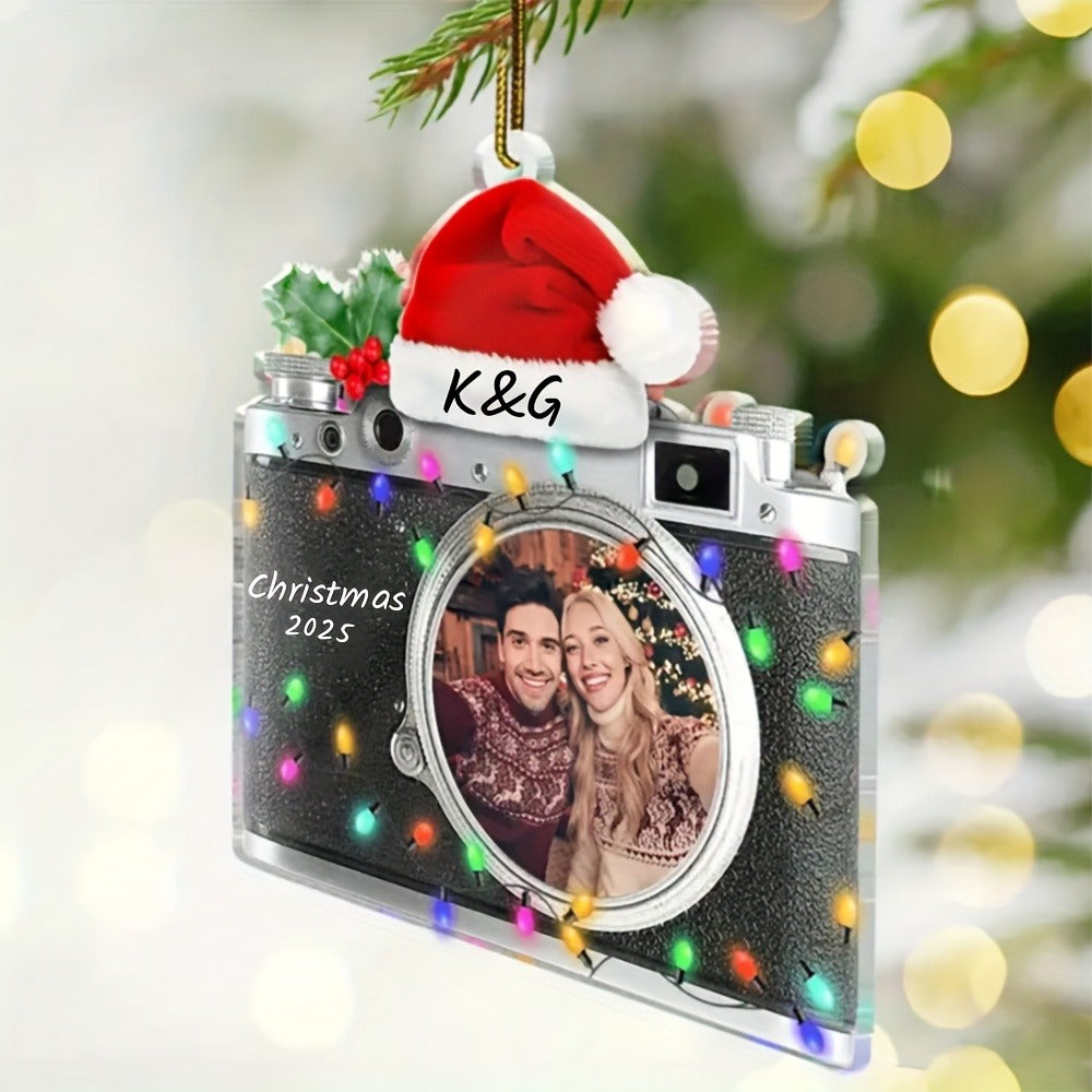 Personalized Custom Christmas Ornament - Custom Photo & Text