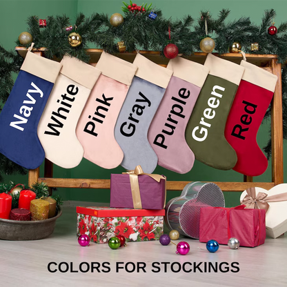 Personalized Cat Pet Velvet Christmas Stocking
