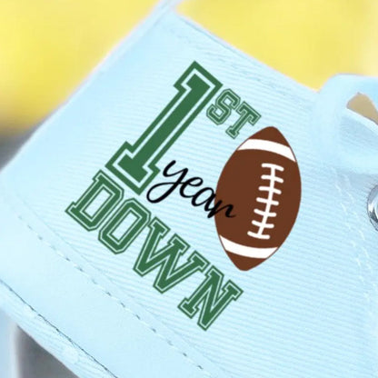 Custom Rookie Of The Year 1st Birthday Boy Shoes Baseball football Basketball Baby Shoes