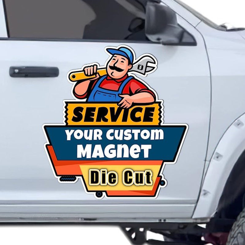 Custom Car Magnet with Your Logo - Magnetic Car Signs with Your Design