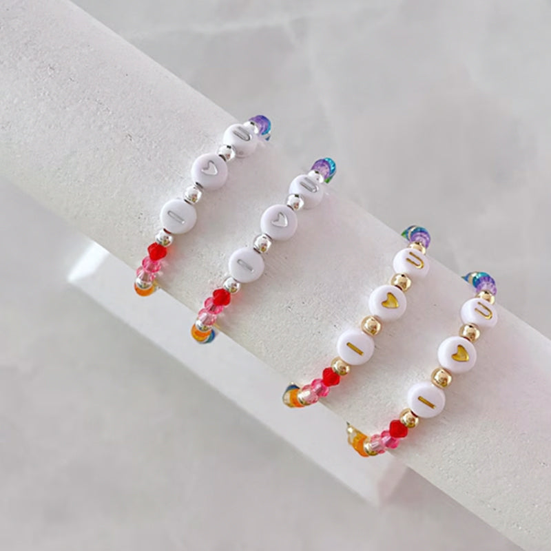 First day of school bracelet set | kindergarten bracelet