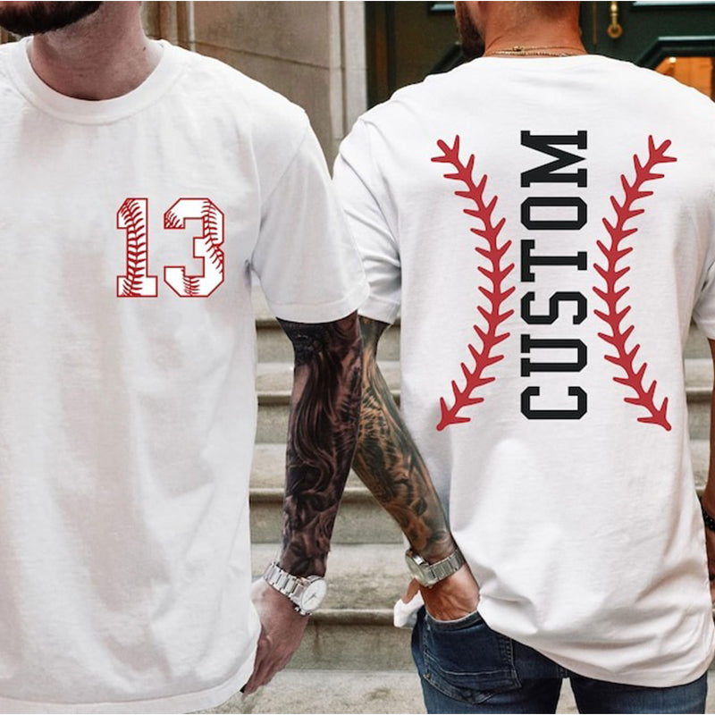 Custom Baseball Number and Name Tshirt,Comfort Colors Baseball Custom Shirt