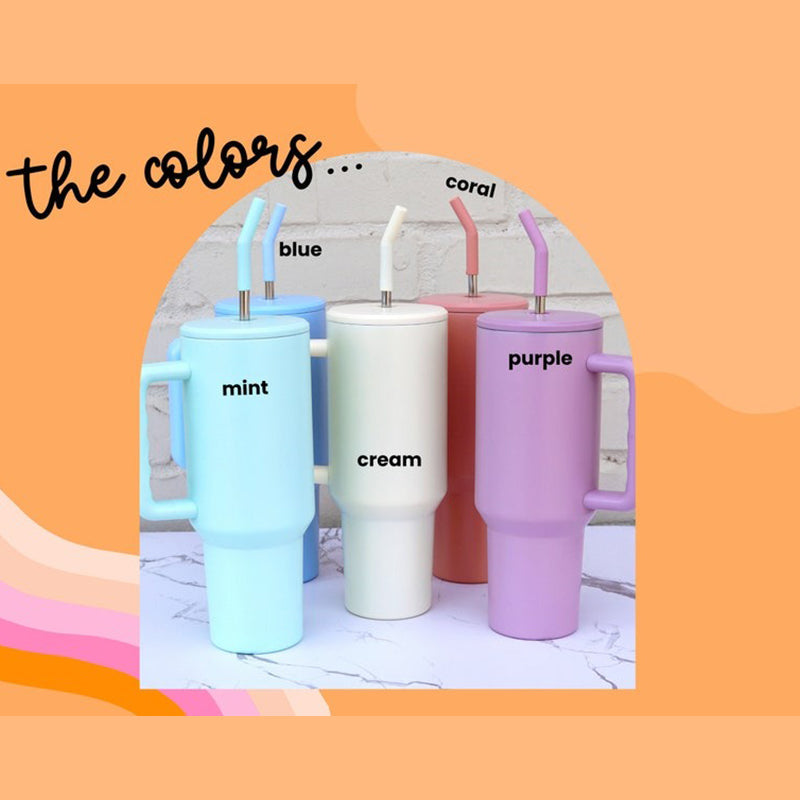 Teacher Appreciation Gift Bulk, Personalized Teacher 40oz Tumbler