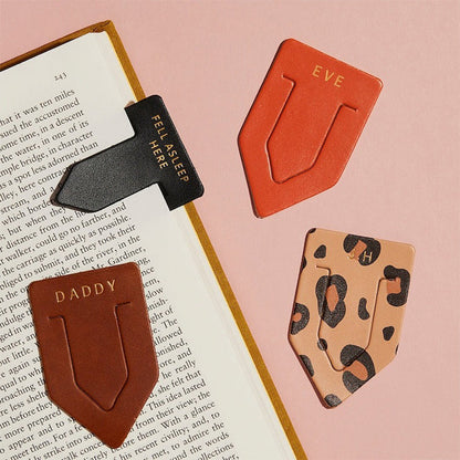 Personalised Leather Point Bookmark | Arrow Shape Bookmark