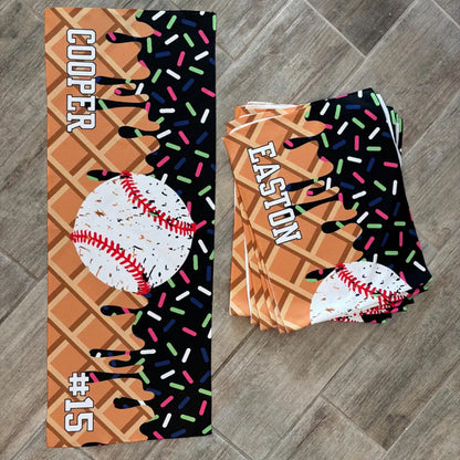 Custom Waffle Paint Cooling Towels for Players