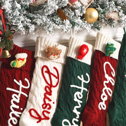 Handmade Crocheted Christmas Stocking
