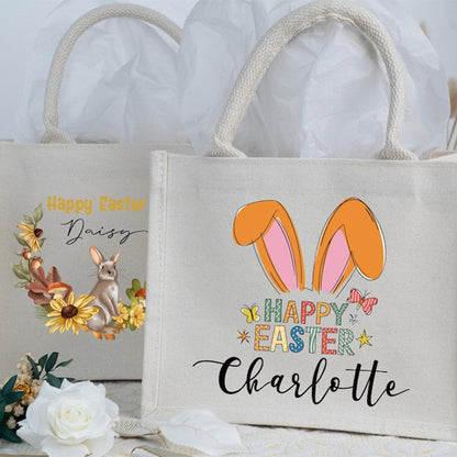 Personalized Easter Bag with Name,Easter Basket gift