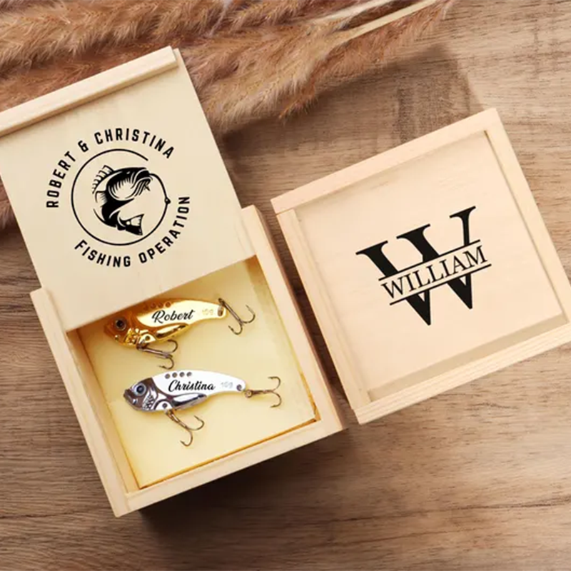 Personalized Engraved Fishing Lure, Custom Lure, fisherman Gift for Dad Uncle husband