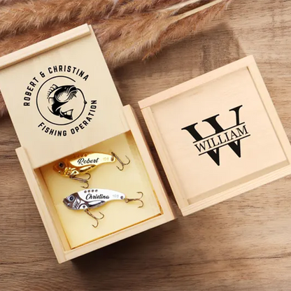 Personalized Engraved Fishing Lure, Custom Lure, fisherman Gift for Dad Uncle husband
