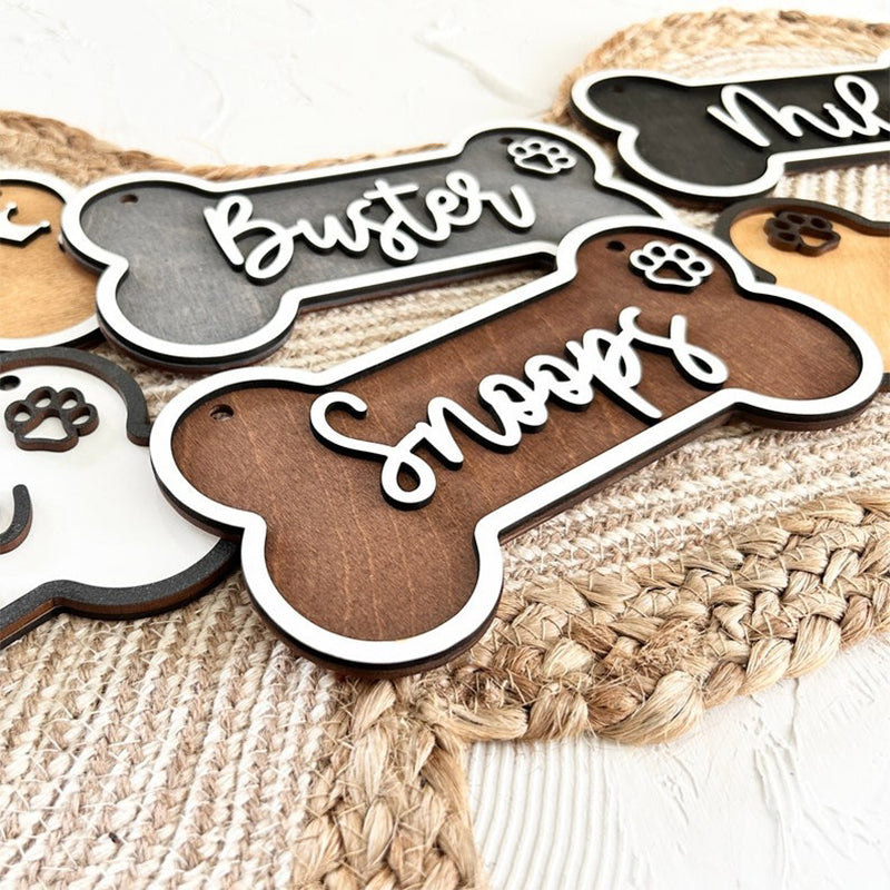Personalized Dog Name Plate, Kennel Name Sign, Dog Crate Name Plaque