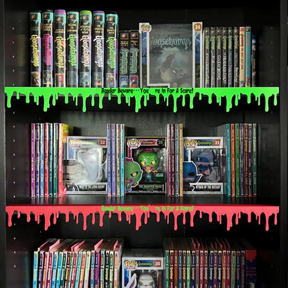 Slime Drip Bookshelf Decor | Blood Drip Bookshelf Decor
