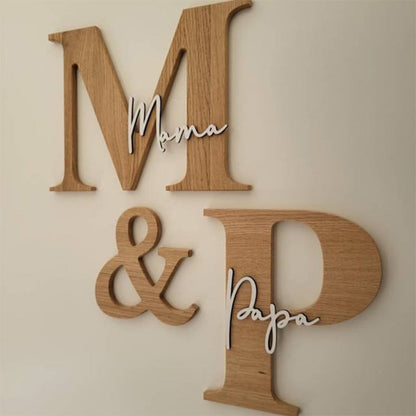 Name plate children's room decoration children's room door