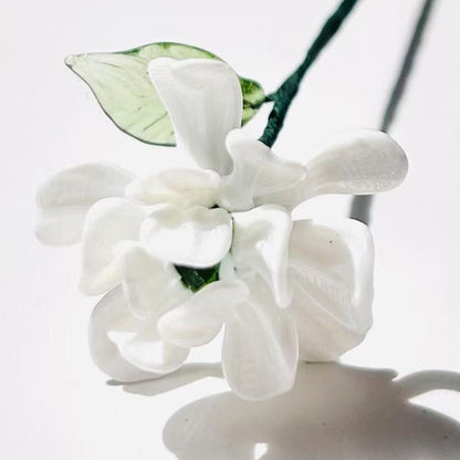 Glass Birth Month Flowers, Birth Flower Bouquet
