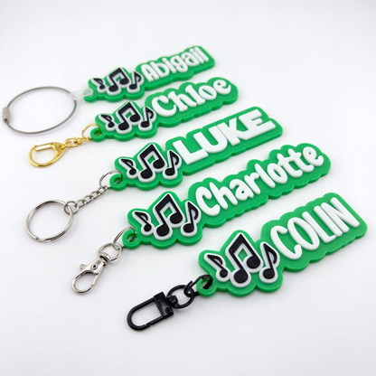 Personalized Sport Keychain Sports Bag Name Tag