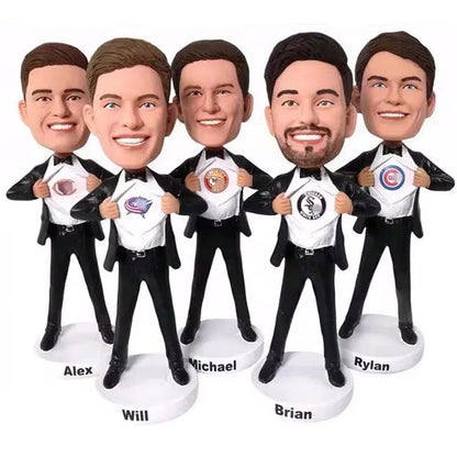 Coach bobbleheads custom, personalized gift for basketball coachs