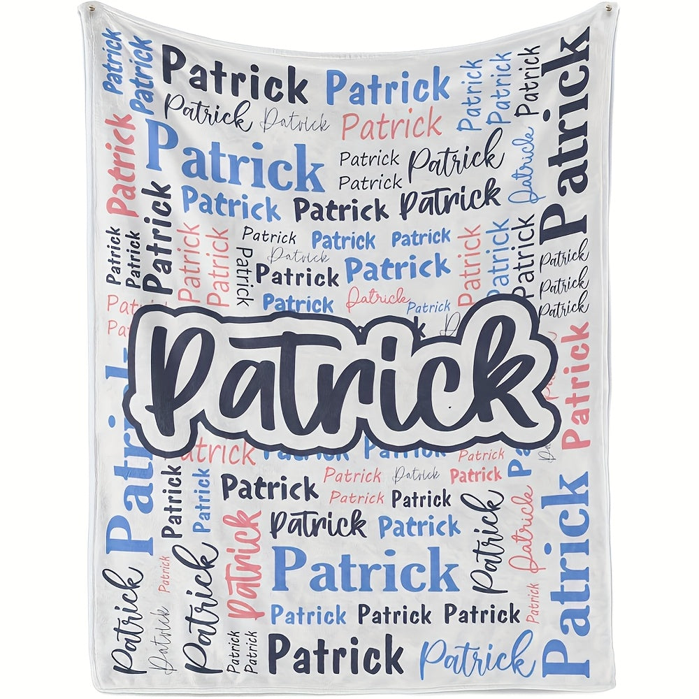 Custom Blanket Personalized Name Blanket Christmas Customized Gifts