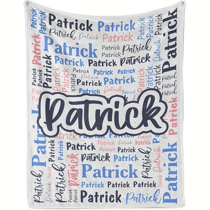 Custom Blanket Personalized Name Blanket Christmas Customized Gifts