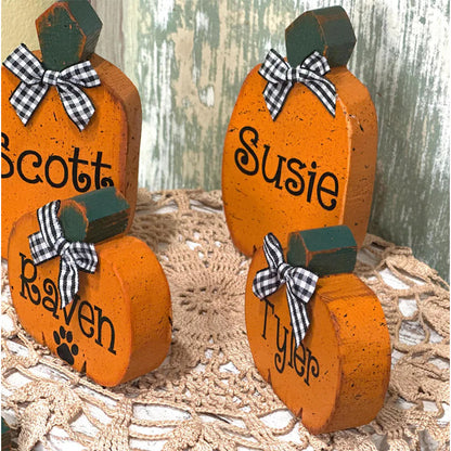 Personalized Pumpkins, Add-ON PUMPKINS, Fall Decor