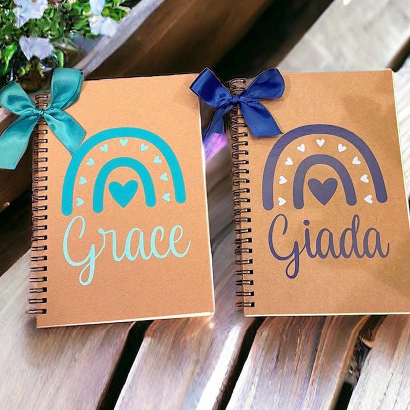 Easter Gifts for Girls, Personalized Notebooks for Kids, Girls Party Favors, Girls Notebooks