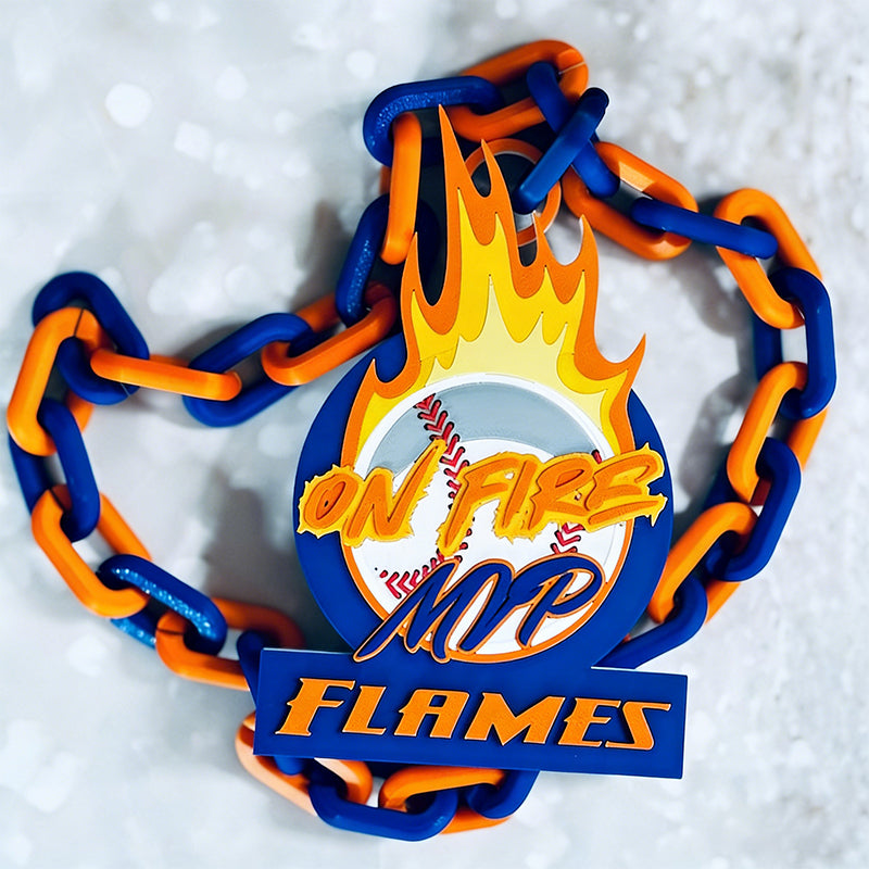 Custom Sports Turnover Chain, Oversized Medallion, Team mascot, Custom Colors, Any Logo