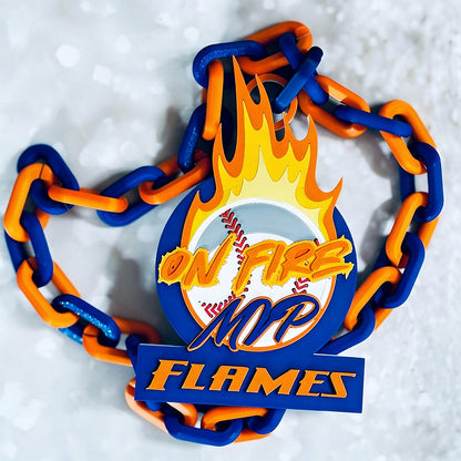 Custom Sports Turnover Chain, Oversized Medallion, Team mascot, Custom Colors, Any Logo