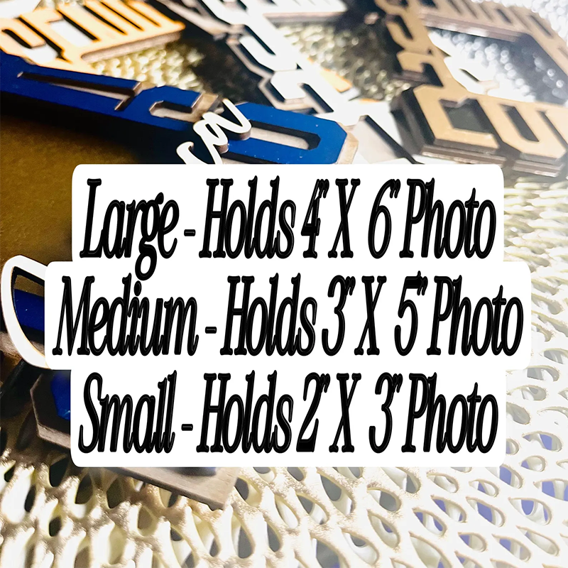 2026 Layered Wood Senior Photo Frame: Personalized Graduation Keepsake