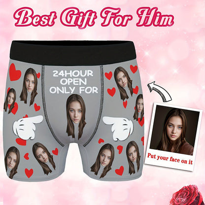 Men'S Boxer Shorts with Personalized Designs