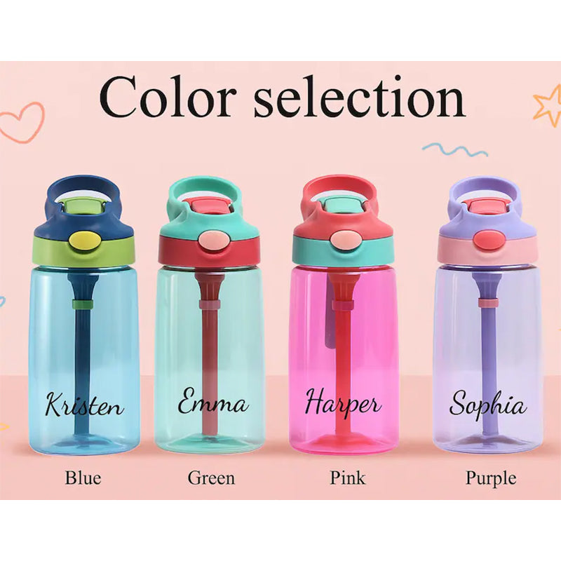 Personalized Kids 16oz Water Bottle with Name
