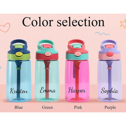Personalized Kids 16oz Water Bottle with Name