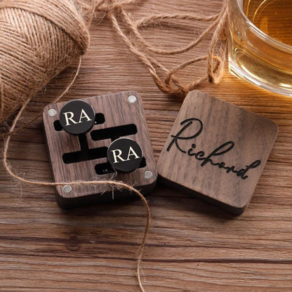 Groomsmen Cufflinks, Groomsmen Gifts, Personalized Cufflinks for Men